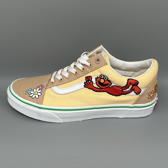 Vans Off The Wall x Sesame Street Elmo Skate Shoes Women's Sz 8 - Picture 8 of 10